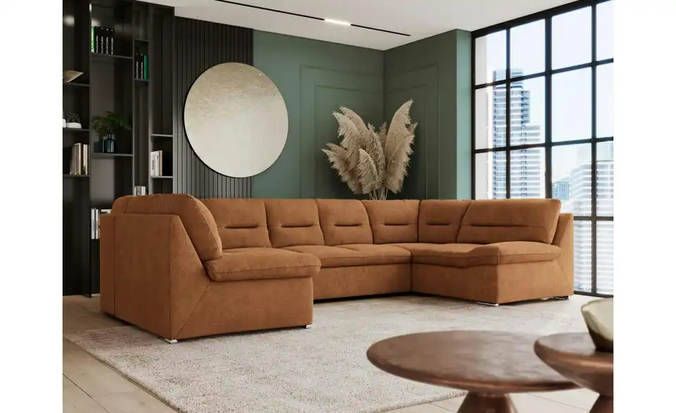 Wohnlandschaft Orange, in Wohnsituation