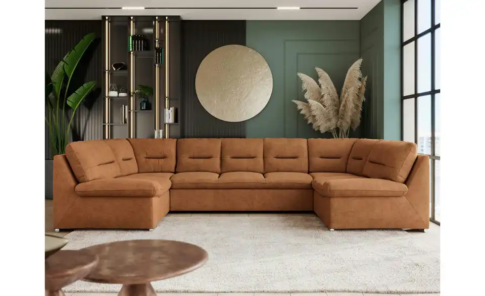 Wohnlandschaft Orange, in Wohnsituation