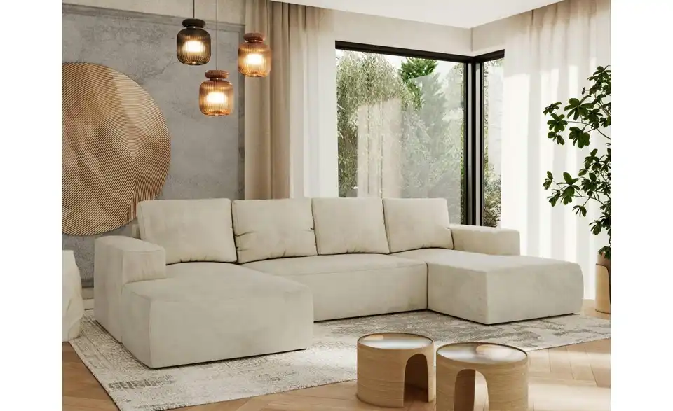 Wohnlandschaft Beige, in Wohnsituation