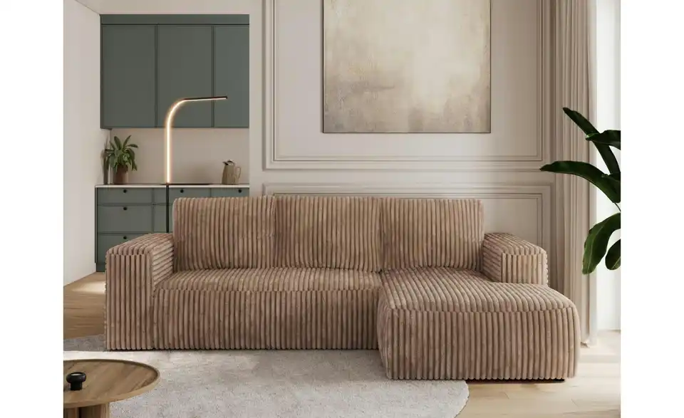 Ecksofa Braun, in Wohnsituation