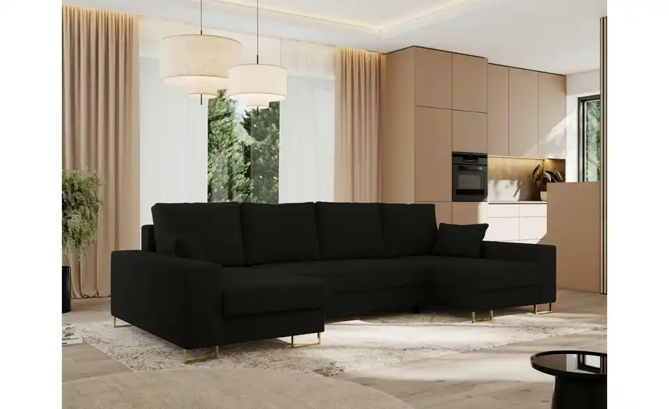 Wohnlandschaft Schwarz, in Wohnsituation