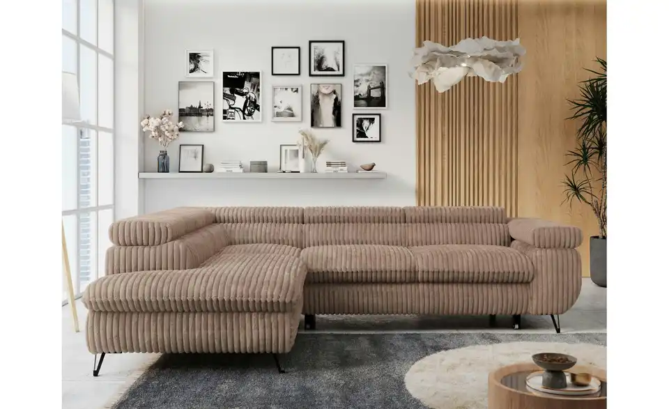 Ecksofa Braun, in Wohnsituation