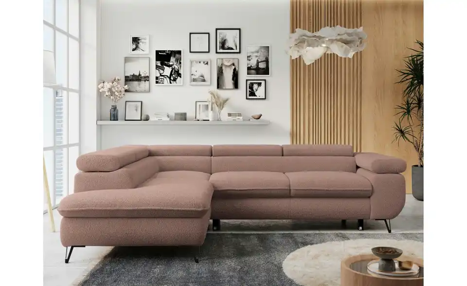 Ecksofa Rosa, in Wohnsituation