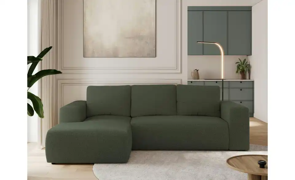 Ecksofa Grün, in Wohnsituation