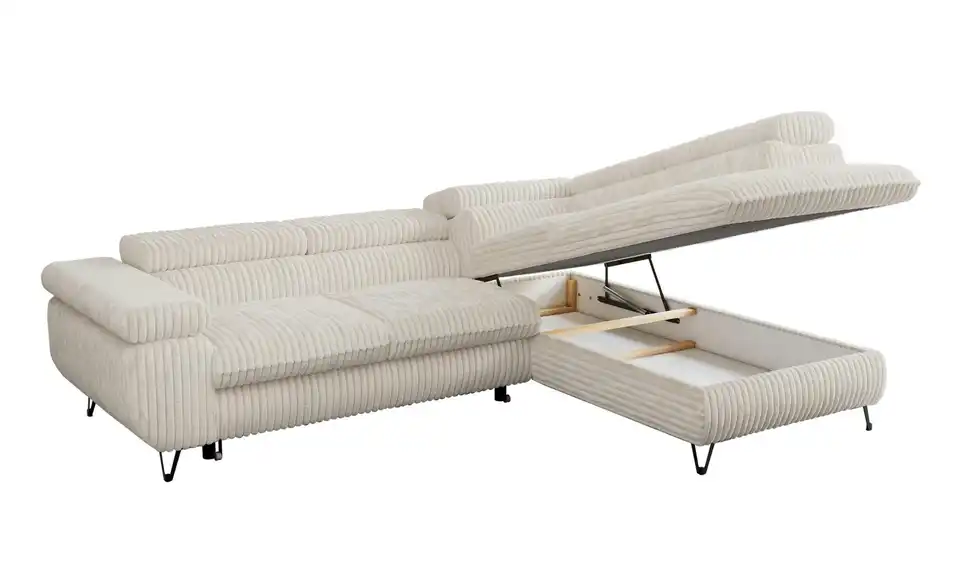 Ecksofa Beige, Detailansicht