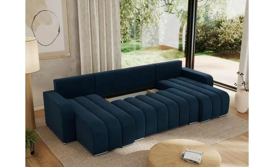 Wohnlandschaft Dunkelblau, Funktionsansicht