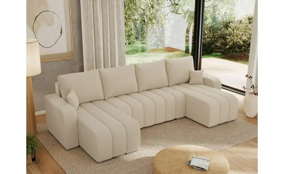 Wohnlandschaft Beige, in Wohnsituation