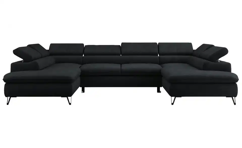 Wohnlandschaft Schwarz Peter, Frontansicht