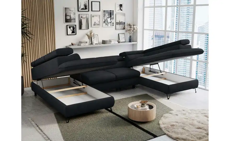 Wohnlandschaft Schwarz Peter, Funktionsansicht