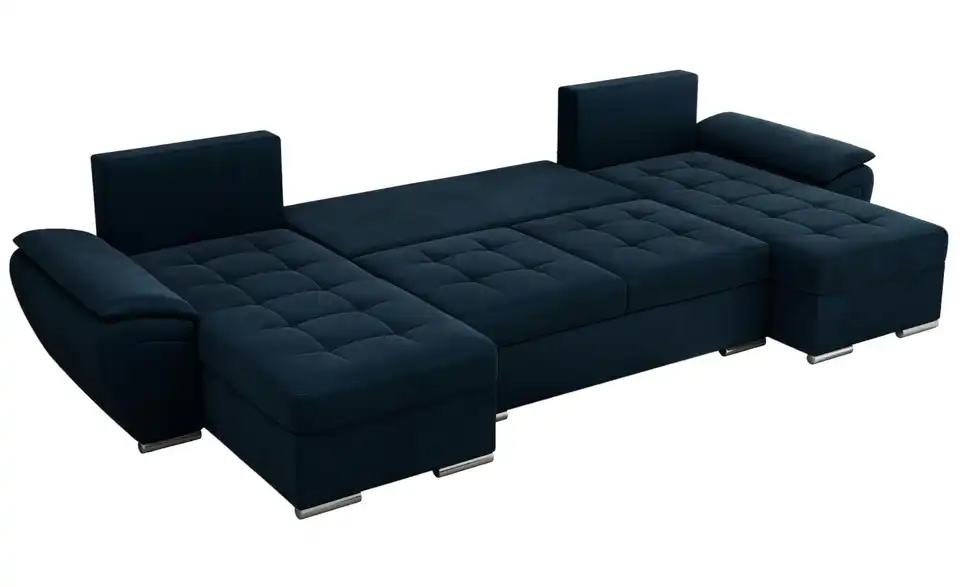 Wohnlandschaft Dunkelblau, Detailansicht