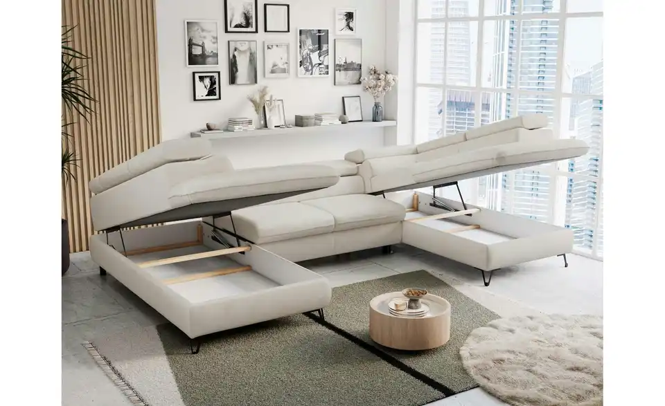 Wohnlandschaft Creme Peter, Funktionsansicht