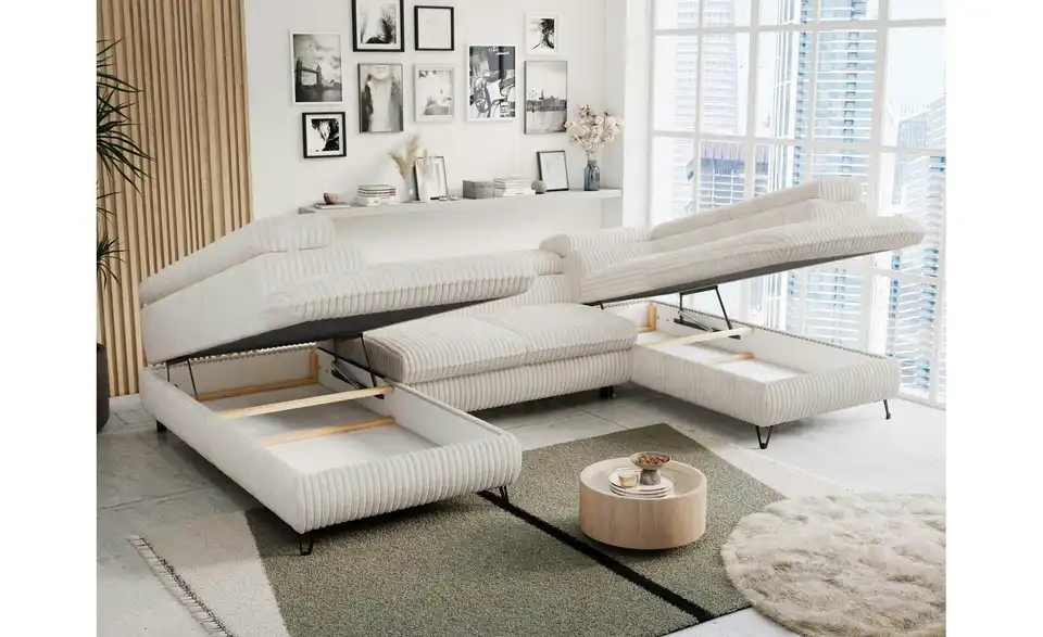 Wohnlandschaft Creme Peter, Funktionsansicht