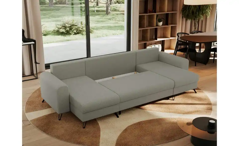 Wohnlandschaft Hellgrau, Funktionsansicht