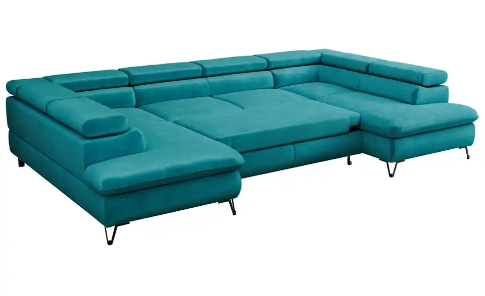 Wohnlandschaft Blau Peter, Detailansicht