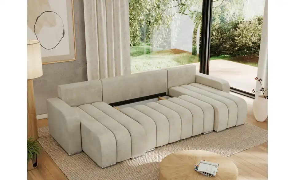 Wohnlandschaft Beige, Funktionsansicht