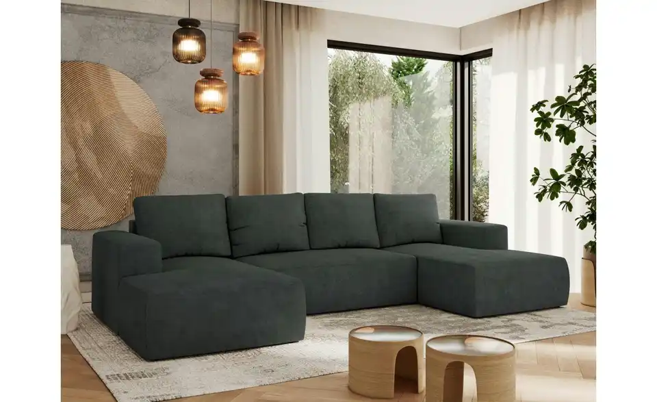 Wohnlandschaft Dunkelgrau, in Wohnsituation