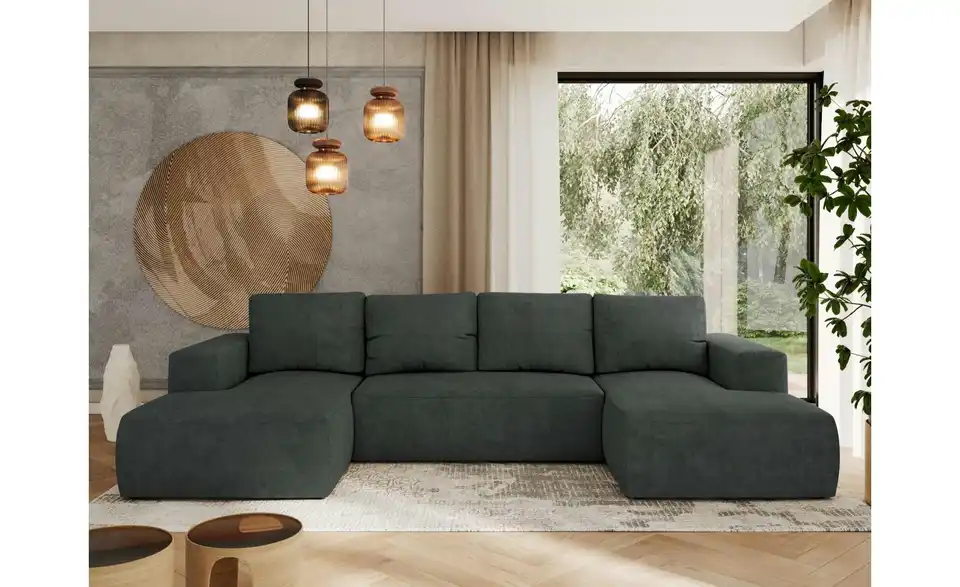 Wohnlandschaft Dunkelgrau, in Wohnsituation