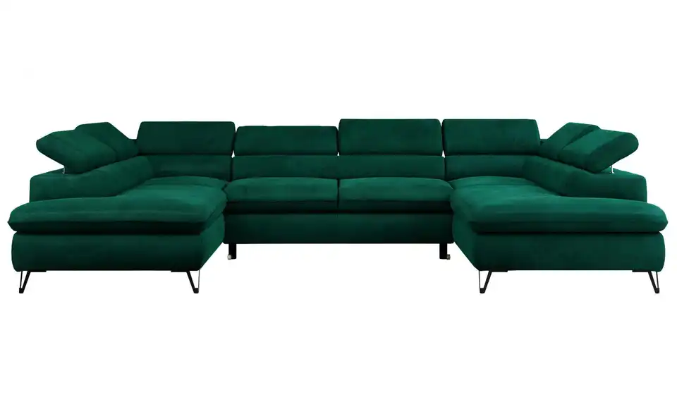 Wohnlandschaft Grün Peter, Frontansicht