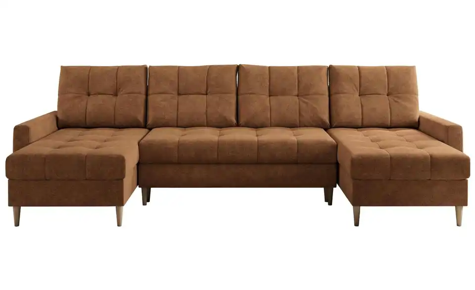 Wohnlandschaft Orange, Frontansicht