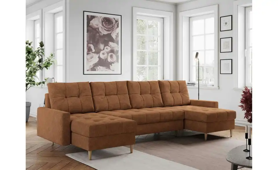 Wohnlandschaft Orange, in Wohnsituation