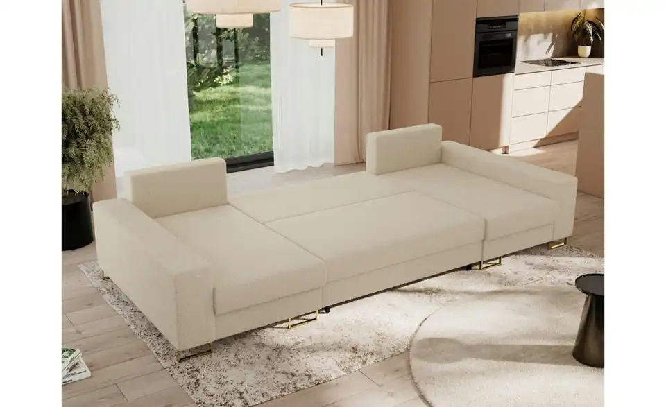 Wohnlandschaft Beige, in Wohnsituation