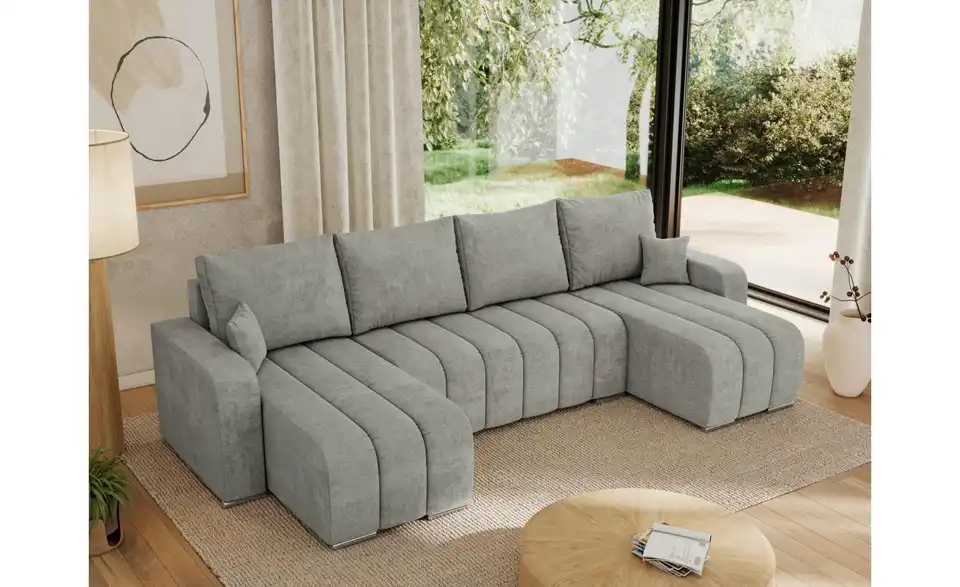 Wohnlandschaft Hellgrau, in Wohnsituation