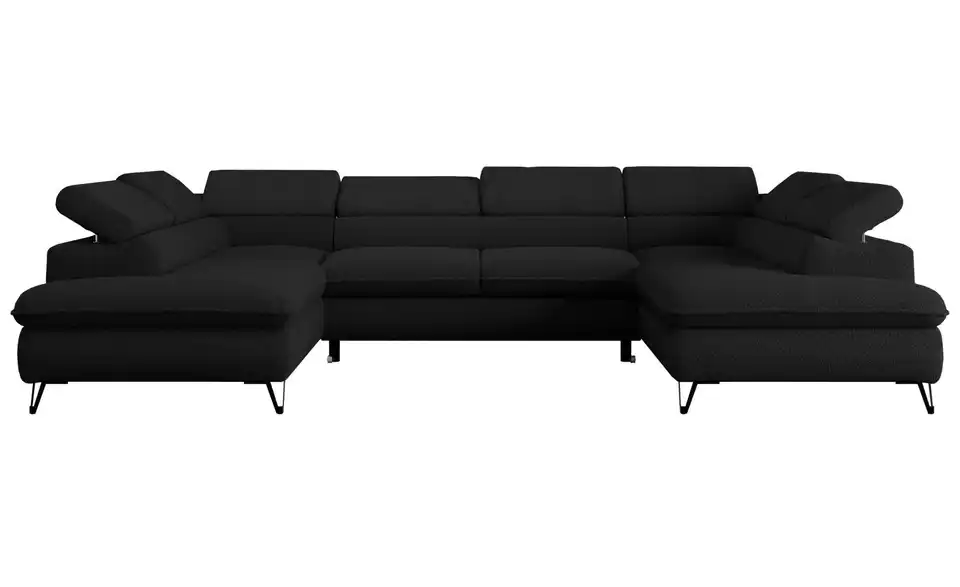 Wohnlandschaft Schwarz Peter, Frontansicht