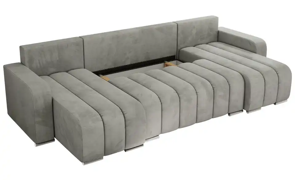 Wohnlandschaft Hellgrau, Detailansicht