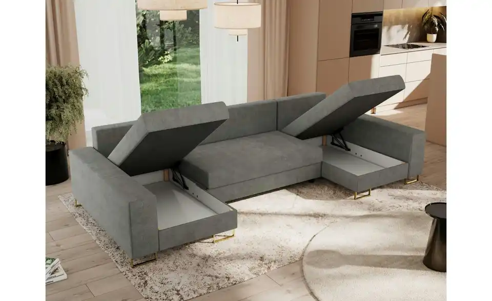 Wohnlandschaft Grau, in Wohnsituation