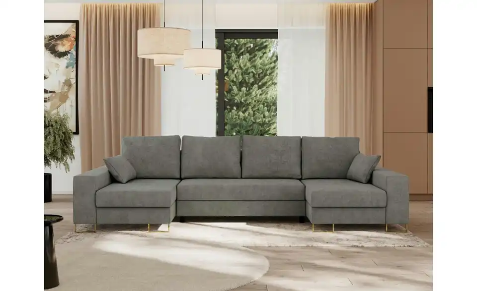 Wohnlandschaft Grau, in Wohnsituation