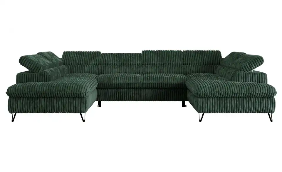 Wohnlandschaft Grün Peter, Frontansicht