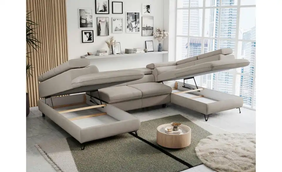 Wohnlandschaft Beige Peter, Funktionsansicht