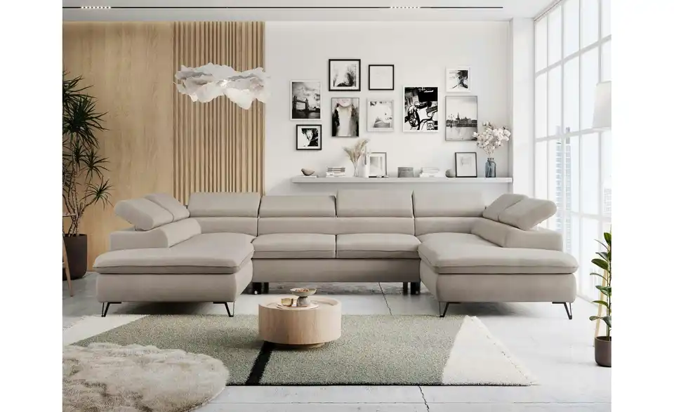 Wohnlandschaft Beige Peter, in Wohnsituation