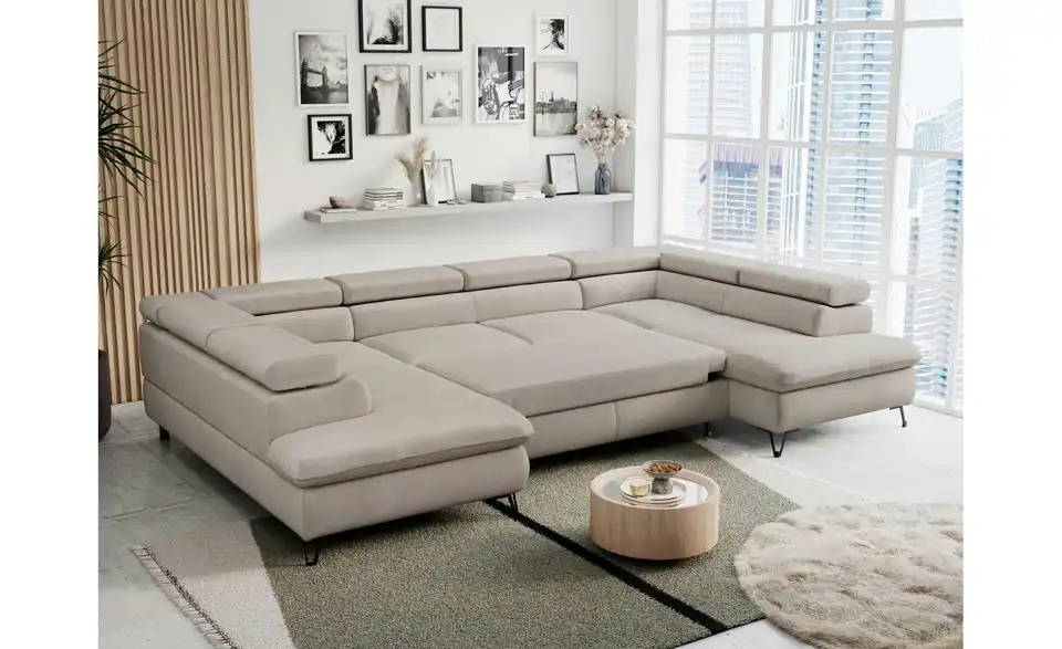 Wohnlandschaft Beige Peter, in Wohnsituation