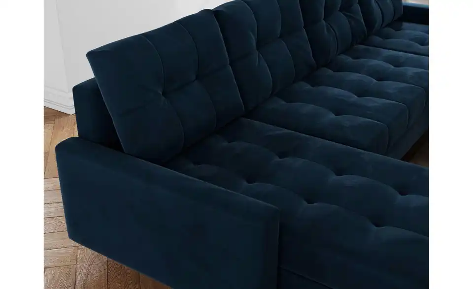 Wohnlandschaft Dunkelblau, Detailansicht