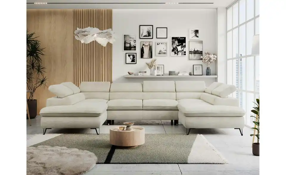 Wohnlandschaft Beige Peter, in Wohnsituation