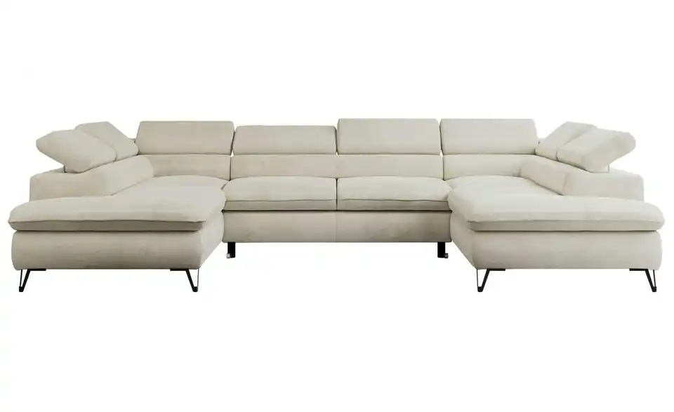 Wohnlandschaft Beige Peter, Frontansicht