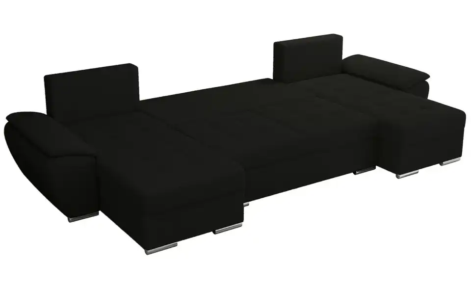 Wohnlandschaft Schwarz, Detailansicht