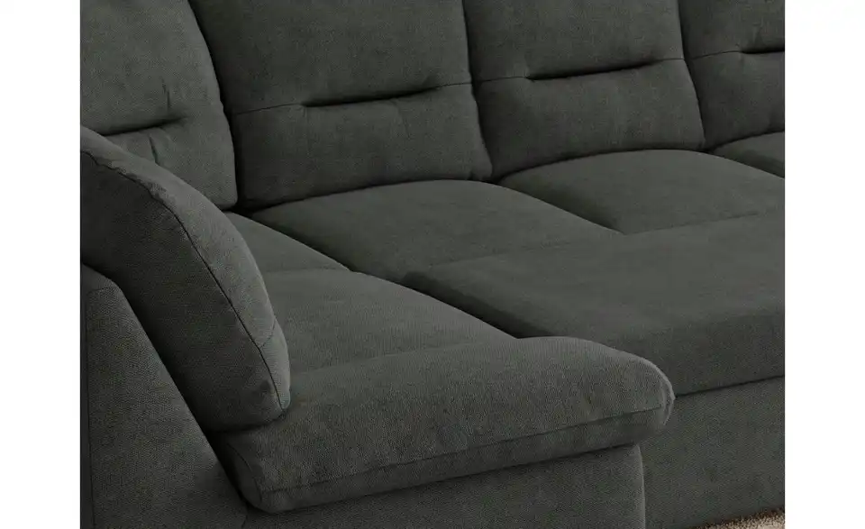 Wohnlandschaft Dunkelgrau, Detailansicht