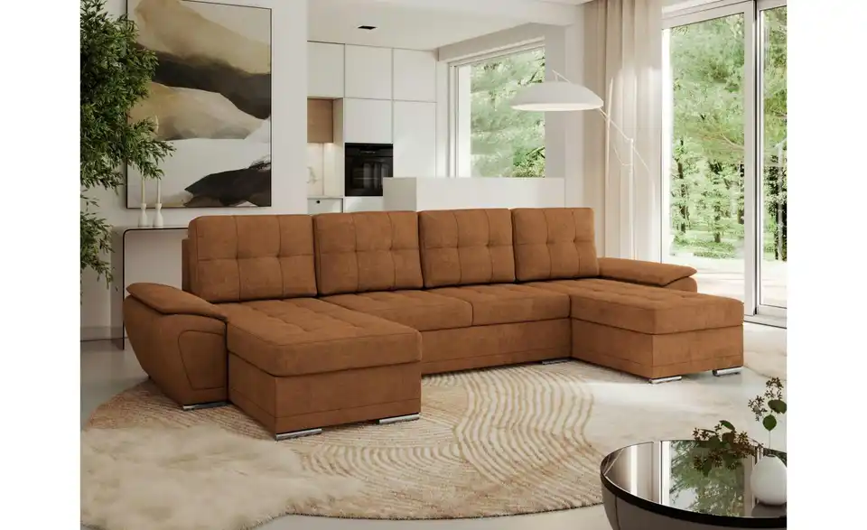 Wohnlandschaft Orange, in Wohnsituation