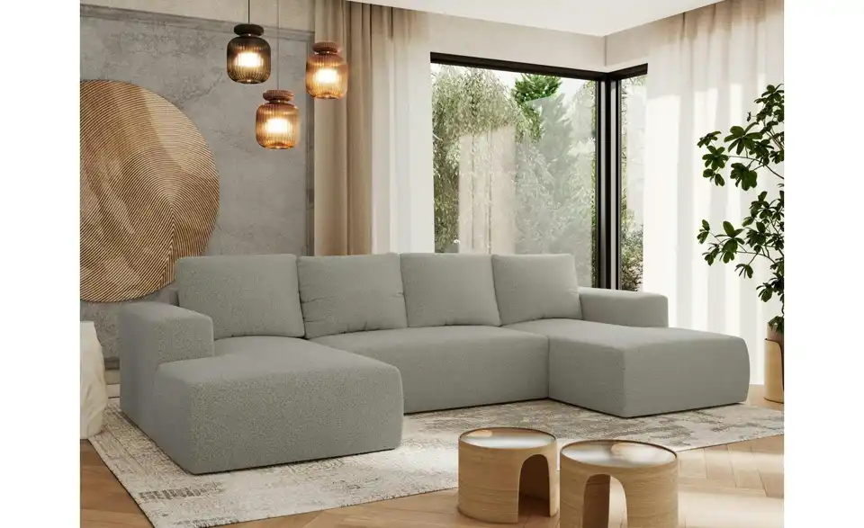 Wohnlandschaft Hellgrau, in Wohnsituation