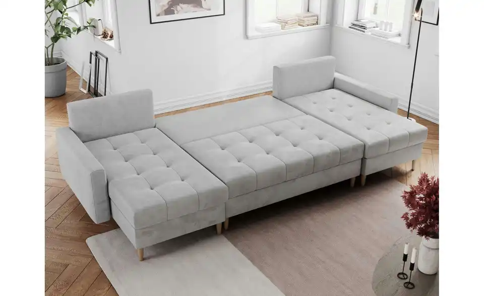 Wohnlandschaft Hellgrau, in Wohnsituation