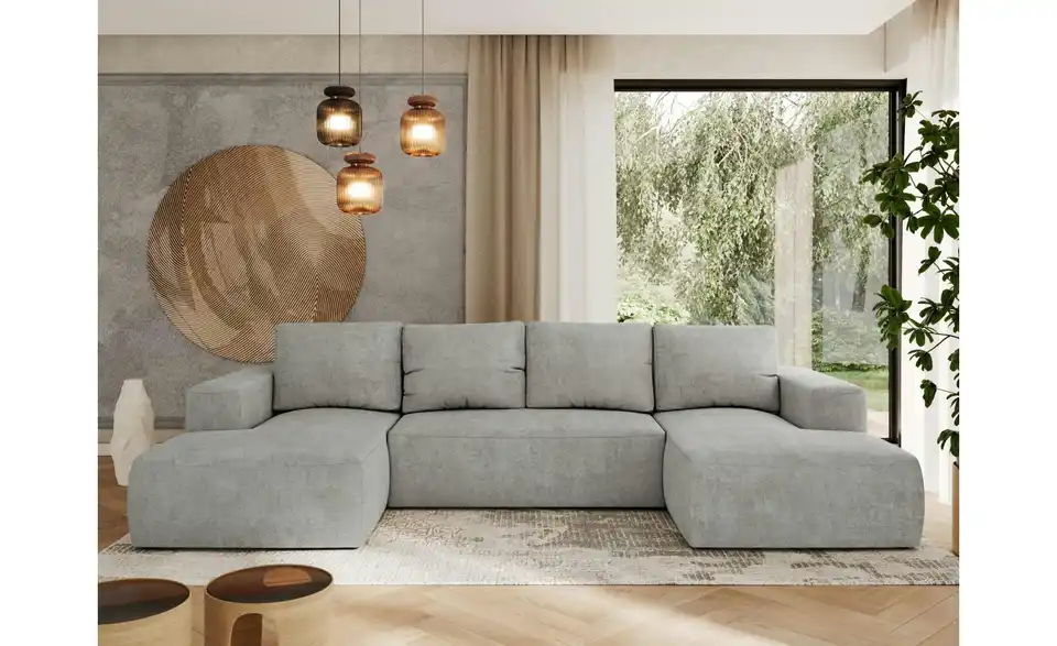 Wohnlandschaft Hellgrau, in Wohnsituation