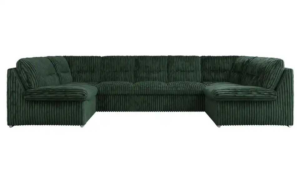 Wohnlandschaft Grün, Frontansicht