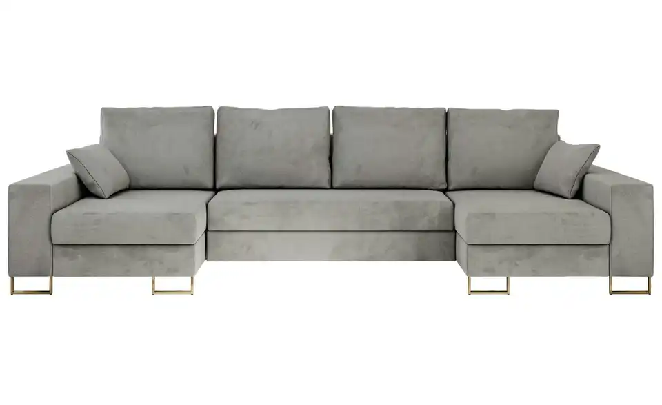 Wohnlandschaft Silbern, Frontansicht