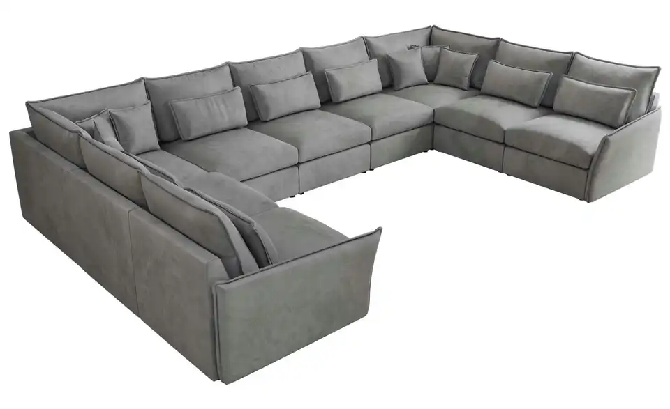 Wohnlandschaft Perlgrau, Perspektive