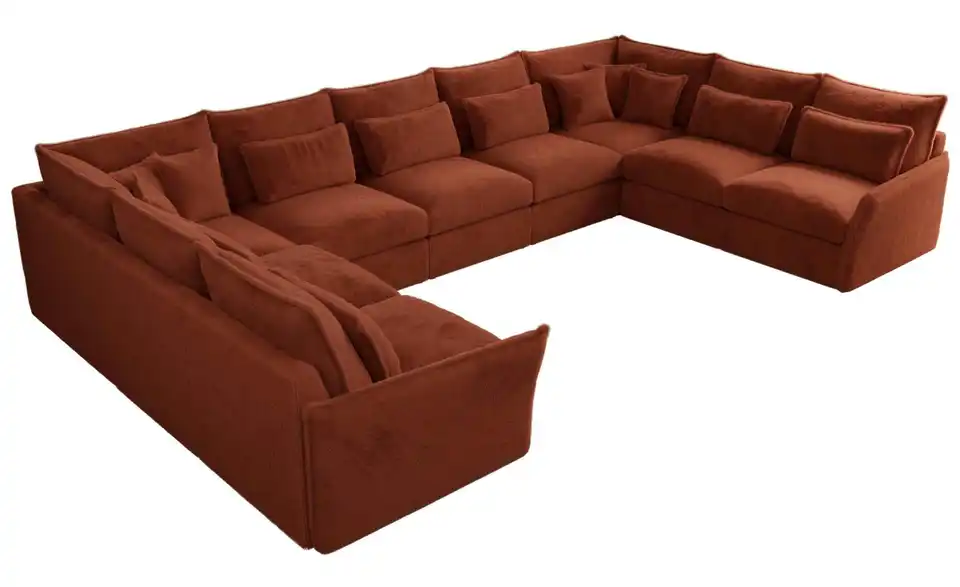 Wohnlandschaft Orange, Perspektive