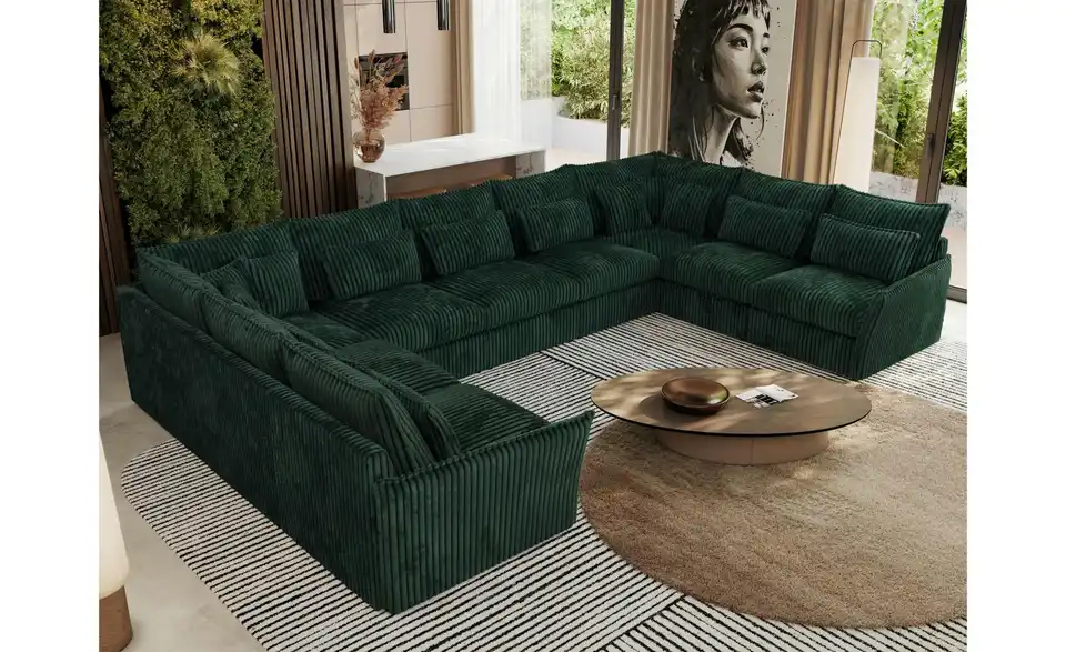 Wohnlandschaft Grün, in Wohnsituation