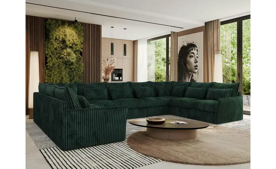 Wohnlandschaft Grün, in Wohnsituation