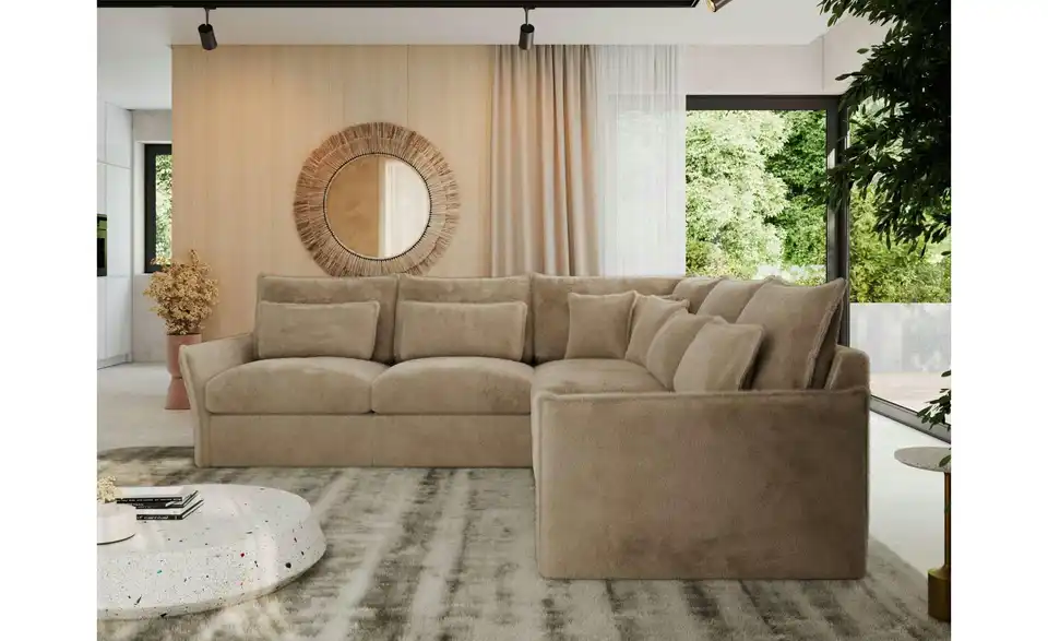 Ecksofa Veroso, in Wohnsituation